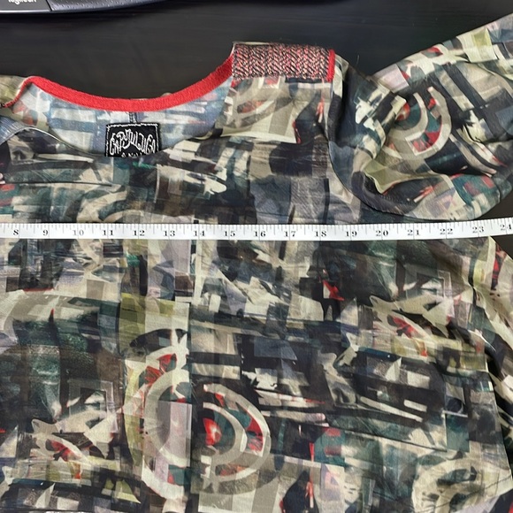 Cap Juluca Aldo Martins Multi Colored Print Layered Swing Top Size 6 - Picture 10 of 11